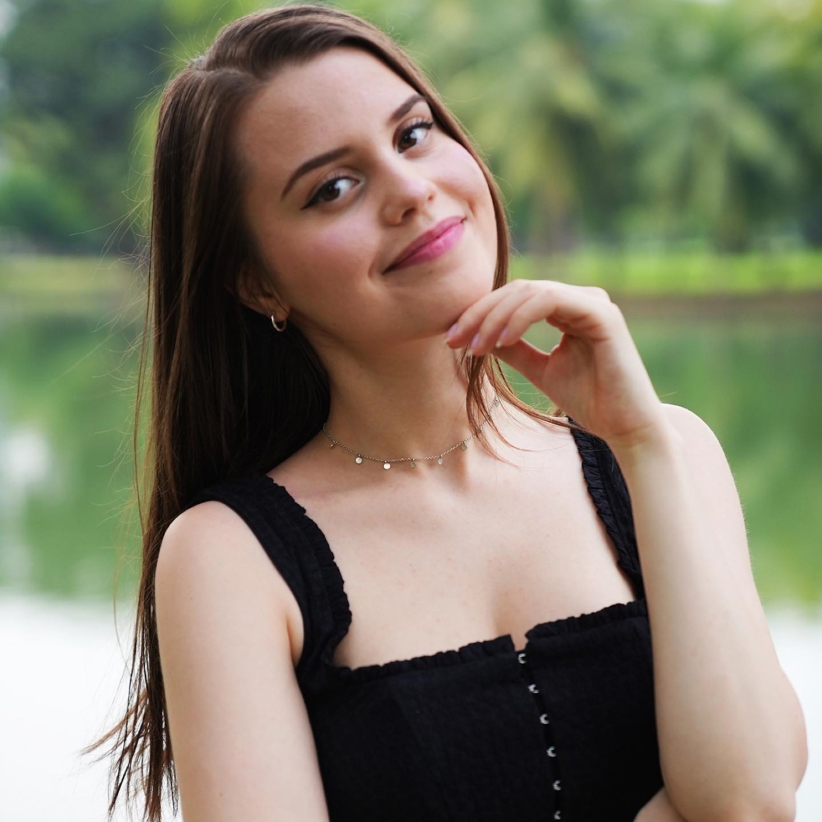 Portrait of Jamie Young in a black top